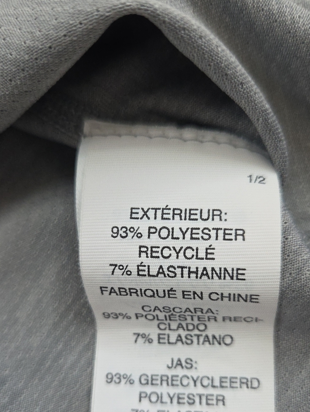 Vuori Zephyr Light Gray Short Sleeve Performance Crew V191 - Picture 7 of 15